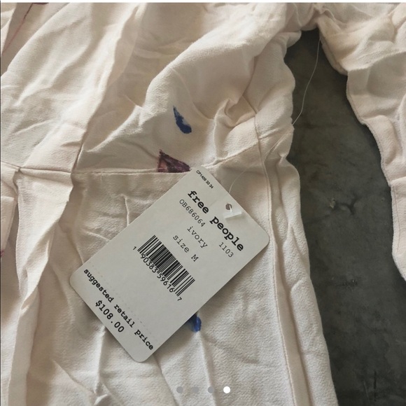 Ivory mini dress by free people 🌿 M size - Picture 3 of 8